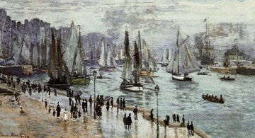  Bateau Galerie - Bateaux de pêche quittant le port du Havre Claude Monet